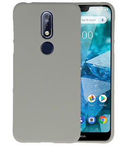 Grijs Color TPU Hoesje voor Nokia 7.1