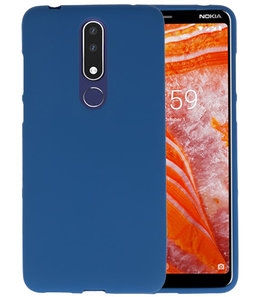 Navy Color TPU Hoesje voor Nokia 3.1 Plus