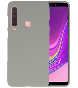 Grijs Color TPU Hoesje voor Samsung Galaxy A9 2018 Grijs Color TPU Hoesje voor Samsung Galaxy A9 2018