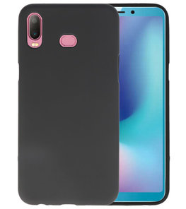 Zwart Color TPU Hoesje voor Samsung Galaxy A6s