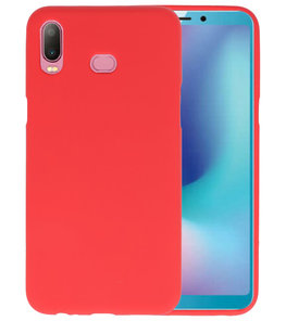 Rood Color TPU Hoesje voor Samsung Galaxy A6s