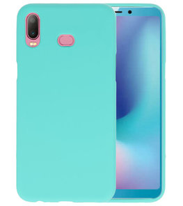 Turquoise Color TPU Hoesje voor Samsung Galaxy A6s