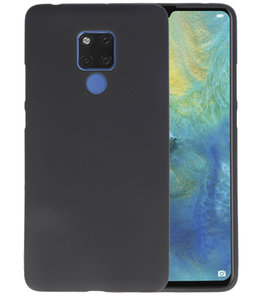 Zwart Color TPU Hoesje voor Huawei Mate 20 X Zwart Color TPU Hoesje voor Huawei Mate 20 X