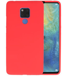Rood Color TPU Hoesje voor Huawei Mate 20 X Rood Color TPU Hoesje voor Huawei Mate 20 X