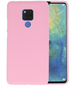 Roze Color TPU Hoesje voor Huawei Mate 20 X Roze Color TPU Hoesje voor Huawei Mate 20 X