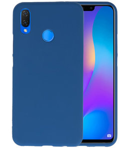 Navy Color TPU Hoesje voor Huawei P Smart Plus