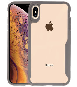 Grijs Focus Transparant Hard Cases iPhone XS Max Grijs Focus Transparant Hard Cases iPhone XS Max