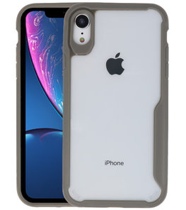 Grijs Focus Transparant Hard Cases voor iPhone XR