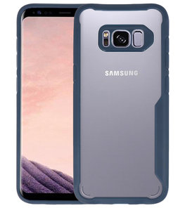 Navy Focus Transparant Hard Cases voor Samsung Galaxy S8