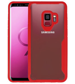 Rood Focus Transparant Hard Cases voor Samsung Galaxy S9