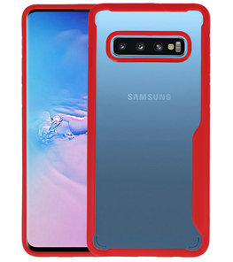 Rood Focus Transparant Hard Cases Samsung Galaxy S10
