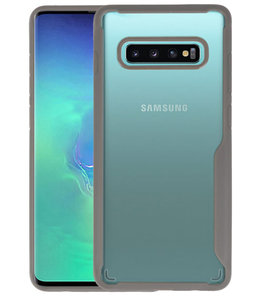 Grijs Focus Transparant Hard Cases voor Samsung Galaxy S10 Plus Grijs Focus Transparant Hard Cases voor Samsung Galaxy S10 Plus