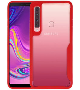 Rood Focus Transparant Hard Cases Samsung Galaxy A9 2018 Rood Focus Transparant Hard Cases Samsung Galaxy A9 2018