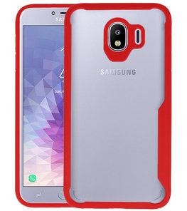 Rood Focus Transparant Hard Cases Samsung Galaxy J4