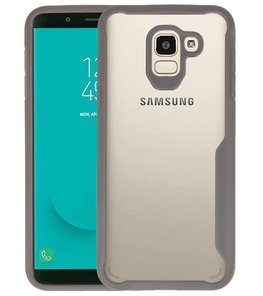 Grijs Focus Transparant Hard Cases Samsung Galaxy J6