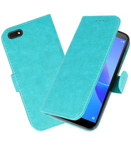 Bookstyle Wallet Cases Hoesje voor Huawei Y5 Lite 2018 Groen Bookstyle Wallet Cases Hoesje voor Huawei Y5 Lite 2018 Groen