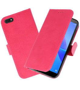 Bookstyle Wallet Cases Hoesje voor Huawei Y5 Lite 2018 Roze Bookstyle Wallet Cases Hoesje voor Huawei Y5 Lite 2018 Roze