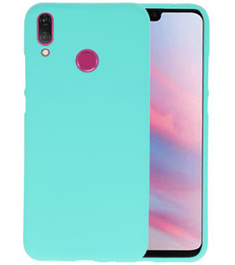 Color TPU Hoesje voor Huawei Y9 2019 Turquoise Color TPU Hoesje voor Huawei Y9 2019 Turquoise
