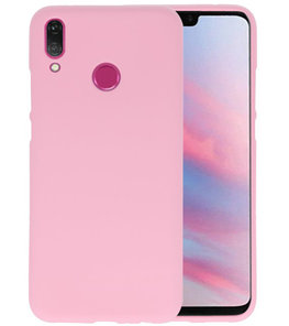 Color TPU Hoesje voor Huawei Y9 2019 Roze Color TPU Hoesje voor Huawei Y9 2019 Roze
