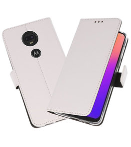 Booktype Wallet Cases Hoesje voor Motorola Moto G7 / G7 Plus Wit Booktype Wallet Cases Hoesje voor Motorola Moto G7 / G7 Plus Wit
