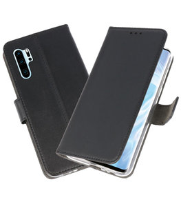 Booktype Wallet Cases Hoesje voor Huawei P30 Pro Zwart