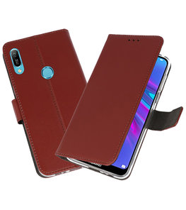 Booktype Wallet Cases Hoesje voor Huawei Y6 / Y6 Prime 2019 Bruin Booktype Wallet Cases Hoesje voor Huawei Y6 / Y6 Prime 2019 Bruin