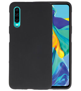 Color TPU Hoesje voor Huawei P30 Zwart Color TPU Hoesje voor Huawei P30 Zwart