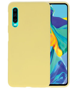 Color TPU Hoesje voor Huawei P30 Geel Color TPU Hoesje voor Huawei P30 Geel