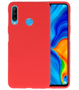 Color TPU Hoesje voor Huawei P30 Lite Rood