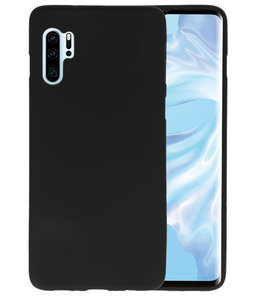 Color TPU Hoesje voor Huawei P30 Pro Zwart