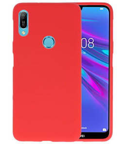 Color TPU Hoesje voor Huawei Y6 (Prime) 2019 Rood Color TPU Hoesje voor Huawei Y6 (Prime) 2019 Rood