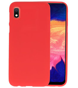 Color TPU Hoesje voor Samsung Galaxy A10 Rood