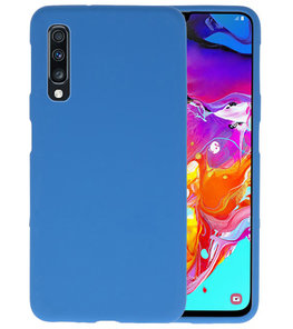 Color TPU Hoesje voor Samsung Galaxy A70 Navy