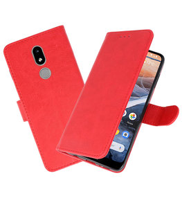 Bookstyle Wallet Cases Hoesje voor Nokia 3.2 Rood Bookstyle Wallet Cases Hoesje voor Nokia 3.2 Rood