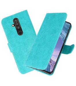 Bookstyle Wallet Cases Hoesje voor Nokia X71 Groen