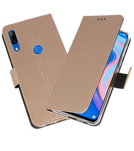 Wallet Cases Hoesje voor Huawei P Smart Z Goud Wallet Cases Hoesje voor Huawei P Smart Z Goud