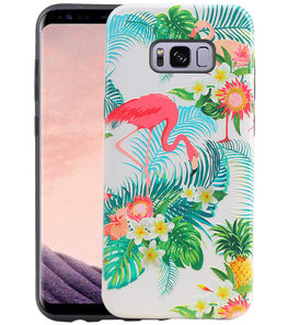 Flamingo Design Hardcase Backcover voor Samsung Galaxy S8 Plus