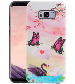 Vlinder Design Hardcase Backcover voor Samsung Galaxy S8 Plus