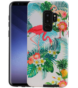 Flamingo Design Hardcase Backcover voor Samsung Galaxy S9 Plus