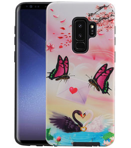 Vlinder Design Hardcase Backcover voor Samsung Galaxy S9 Plus