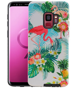 Flamingo Design Hardcase Backcover voor Samsung Galaxy S9