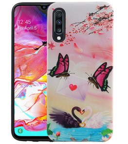 Vlinder Design Hardcase Backcover voor Samsung Galaxy A70