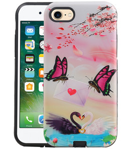 Vlinder Design Hardcase Backcover voor iPhone 8 / 7 Vlinder Design Hardcase Backcover voor iPhone 8 / 7