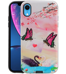 Vlinder Design Hardcase Backcover voor iPhone XR