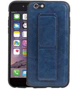 Grip Stand Hardcase Backcover voor iPhone 6 Blauw Grip Stand Hardcase Backcover voor iPhone 6 Blauw