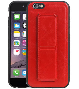Grip Stand Hardcase Backcover voor iPhone 6 Rood Grip Stand Hardcase Backcover voor iPhone 6 Rood