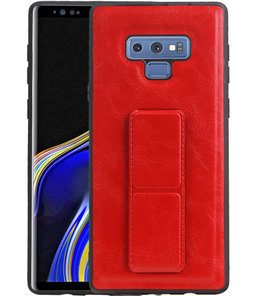 Grip Stand Hardcase Backcover voor Samsung Galaxy Note 9 Rood Grip Stand Hardcase Backcover voor Samsung Galaxy Note 9 Rood
