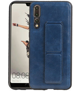 Grip Stand Hardcase Backcover voor Huawei P20 Pro Blauw Grip Stand Hardcase Backcover voor Huawei P20 Pro Blauw