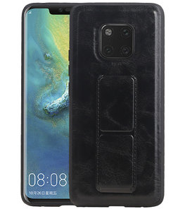 Grip Stand Hardcase Backcover voor Huawei Mate 20 Pro Zwart