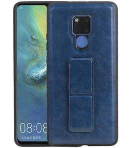 Grip Stand Hardcase Backcover voor Huawei Mate 20 X Blauw Grip Stand Hardcase Backcover voor Huawei Mate 20 X Blauw